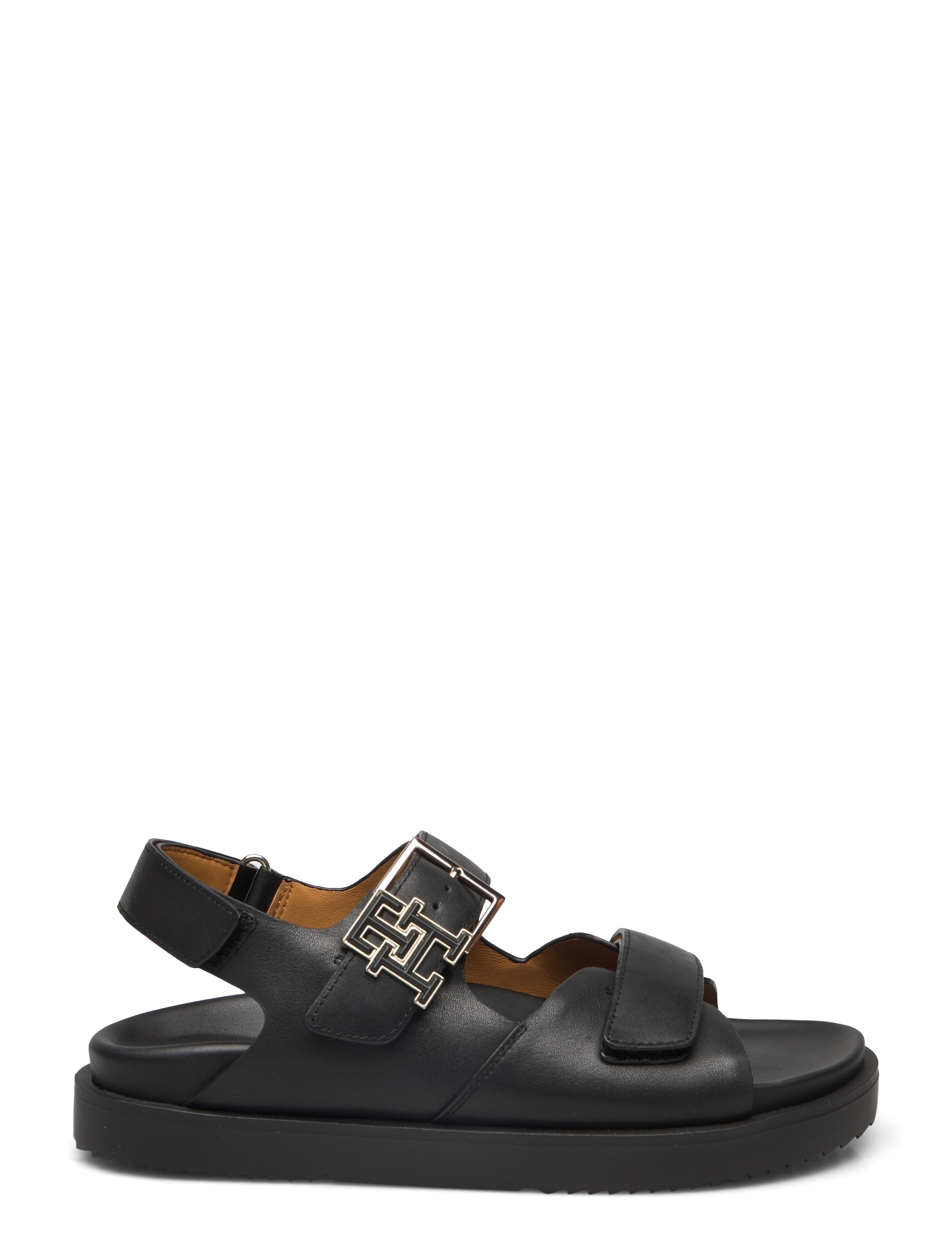 Tommy Hilfiger - TH HARDWARE LTHR SPORTY SANDAL - black - 1