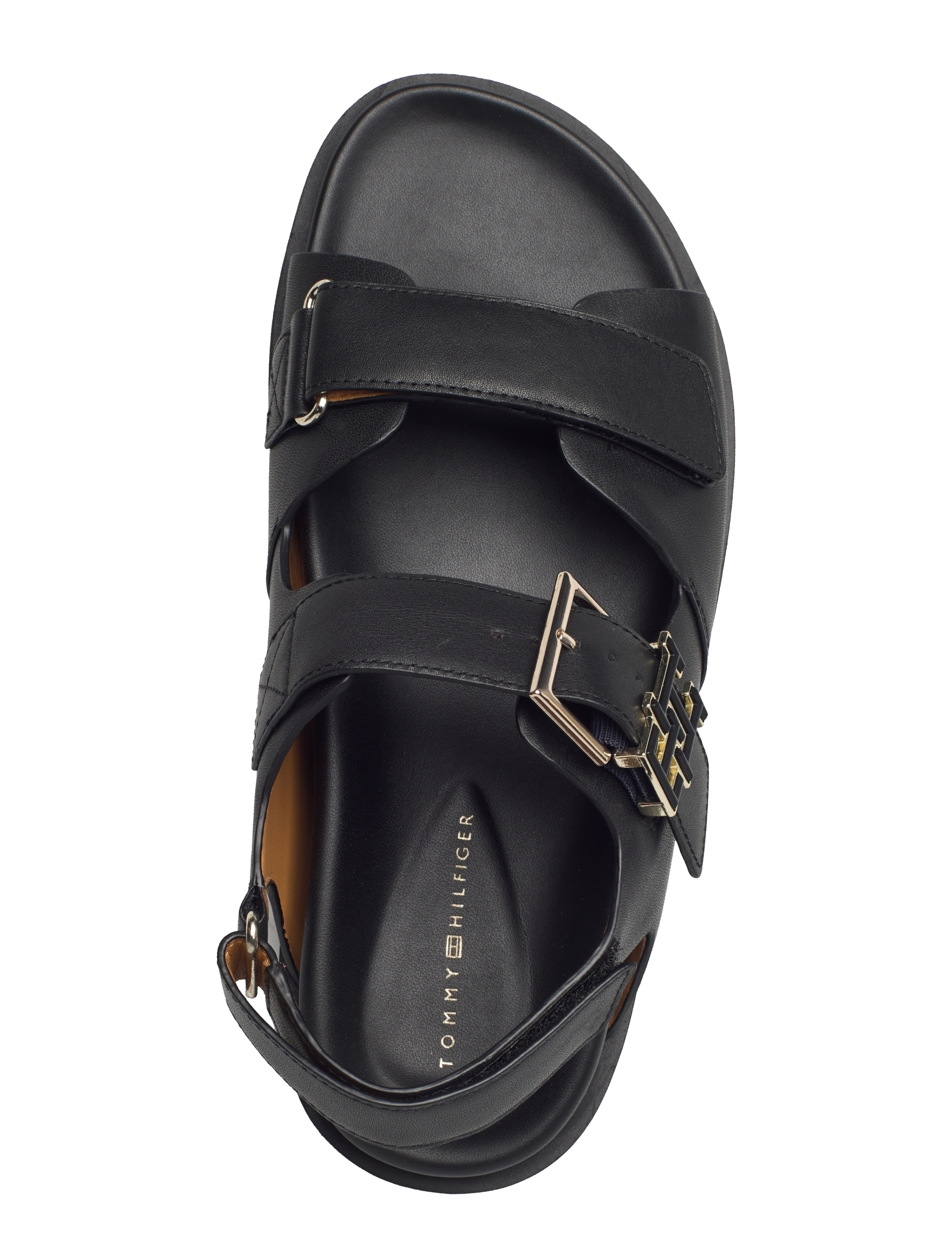 Tommy Hilfiger - TH HARDWARE LTHR SPORTY SANDAL - black - 3