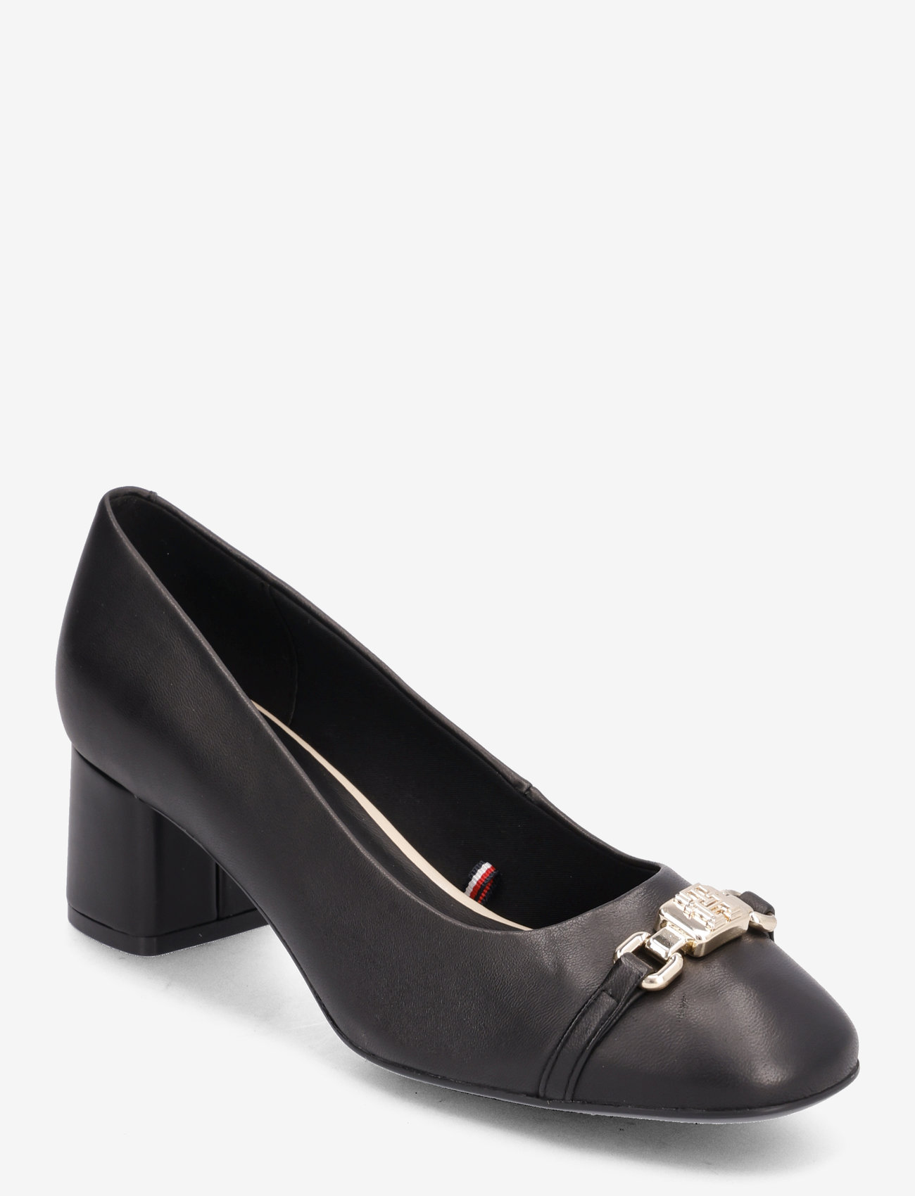 Tommy Hilfiger - TH HARDWARE MID BLOCKY PUMP - party wear at outlet prices - black - 0