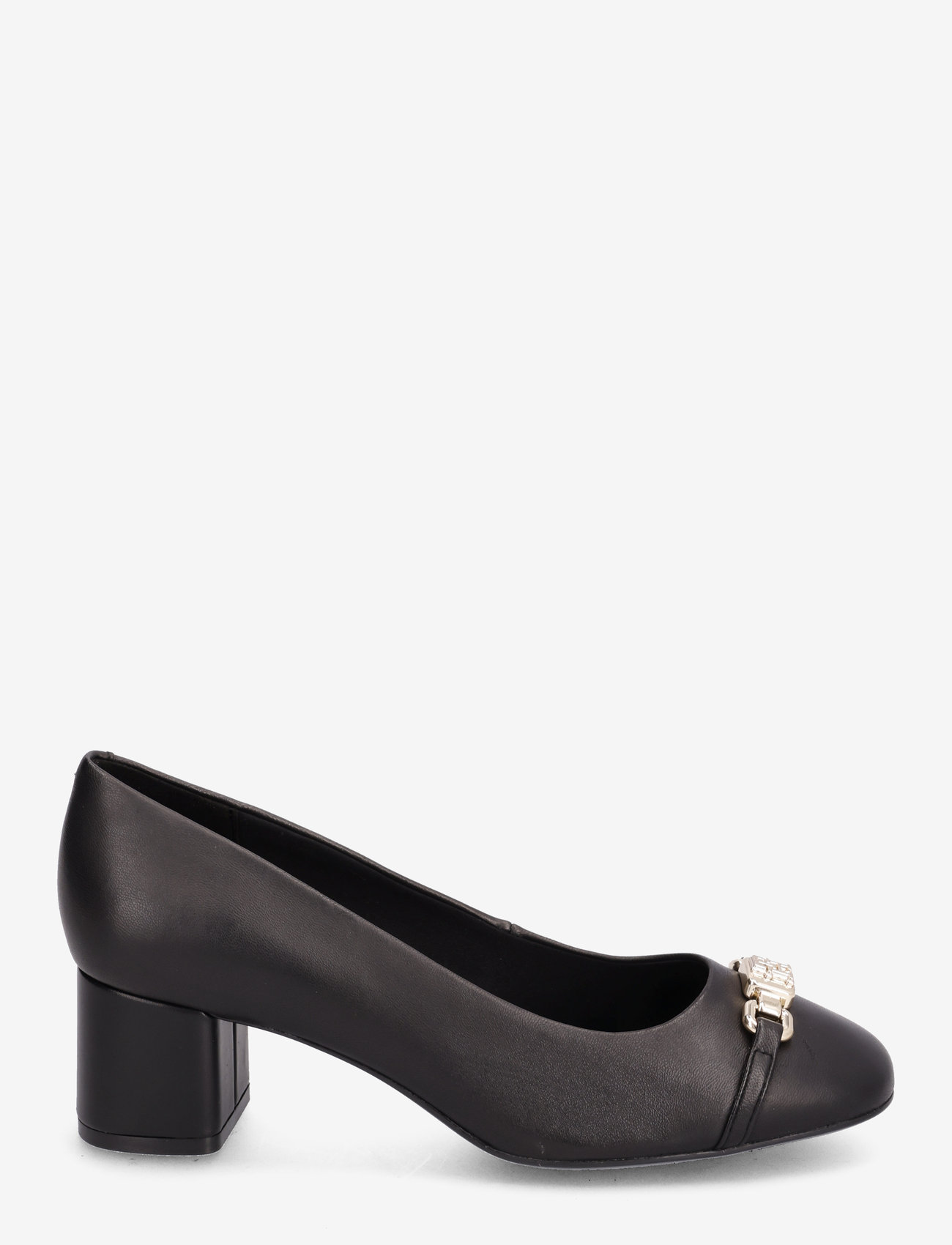 Tommy Hilfiger - TH HARDWARE MID BLOCKY PUMP - party wear at outlet prices - black - 1