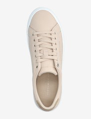 Tommy Hilfiger - ESSENTIAL VULC LEATHER SNEAKER - niedrige sneakers - white clay - 3