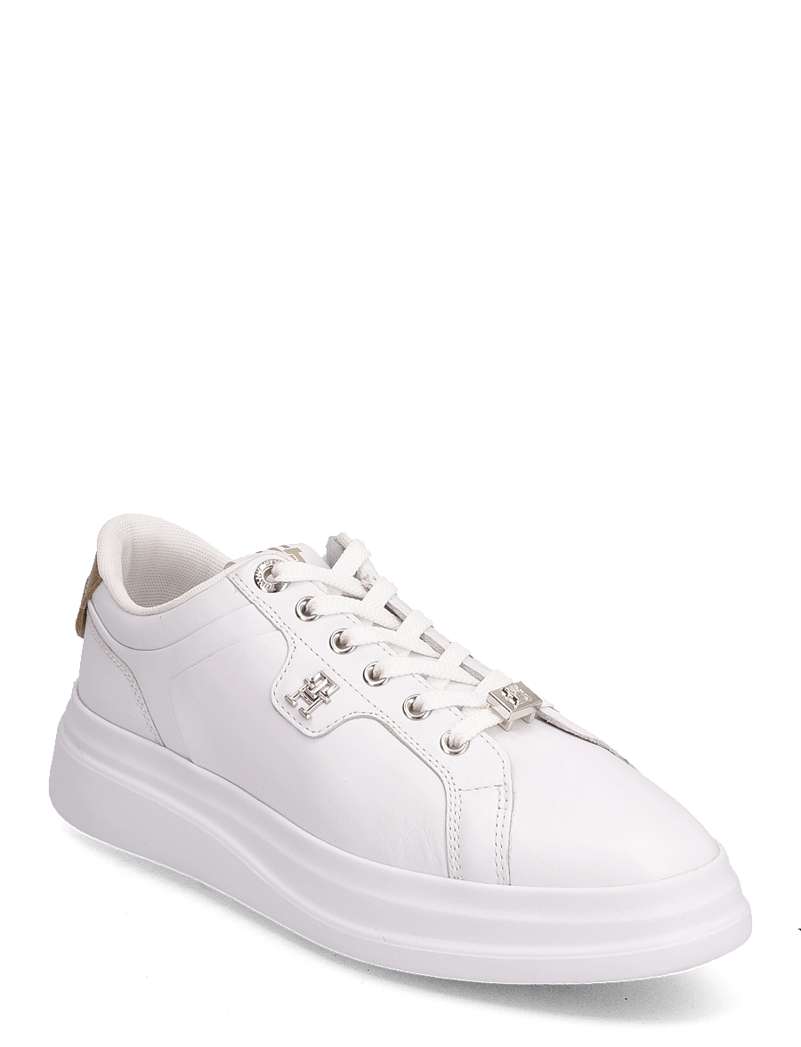 Tommy Hilfiger - POINTY COURT SNEAKER HARDWARE - white/gold - 0