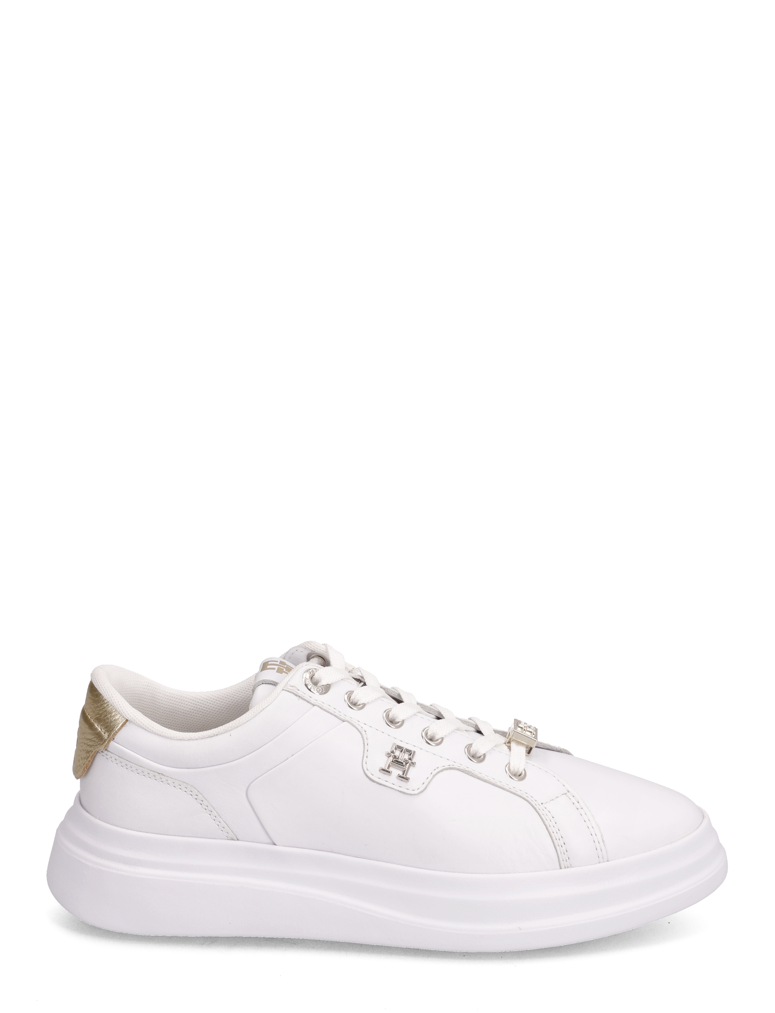 Tommy Hilfiger - POINTY COURT SNEAKER HARDWARE - white/gold - 1