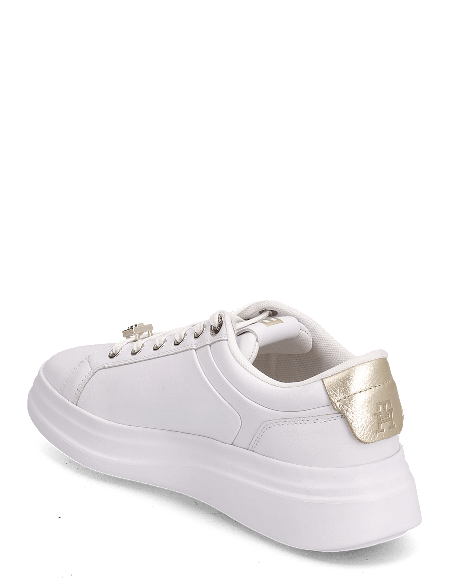 Tommy Hilfiger - POINTY COURT SNEAKER HARDWARE - white/gold - 2