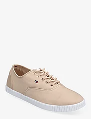 Tommy Hilfiger - CANVAS LACE UP SNEAKER - low top sneakers - misty blush - 0