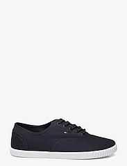 Tommy Hilfiger - CANVAS LACE UP SNEAKER - low top sneakers - space blue - 1