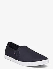 Tommy Hilfiger - CANVAS SLIP-ON SNEAKER - sneakers - space blue - 0
