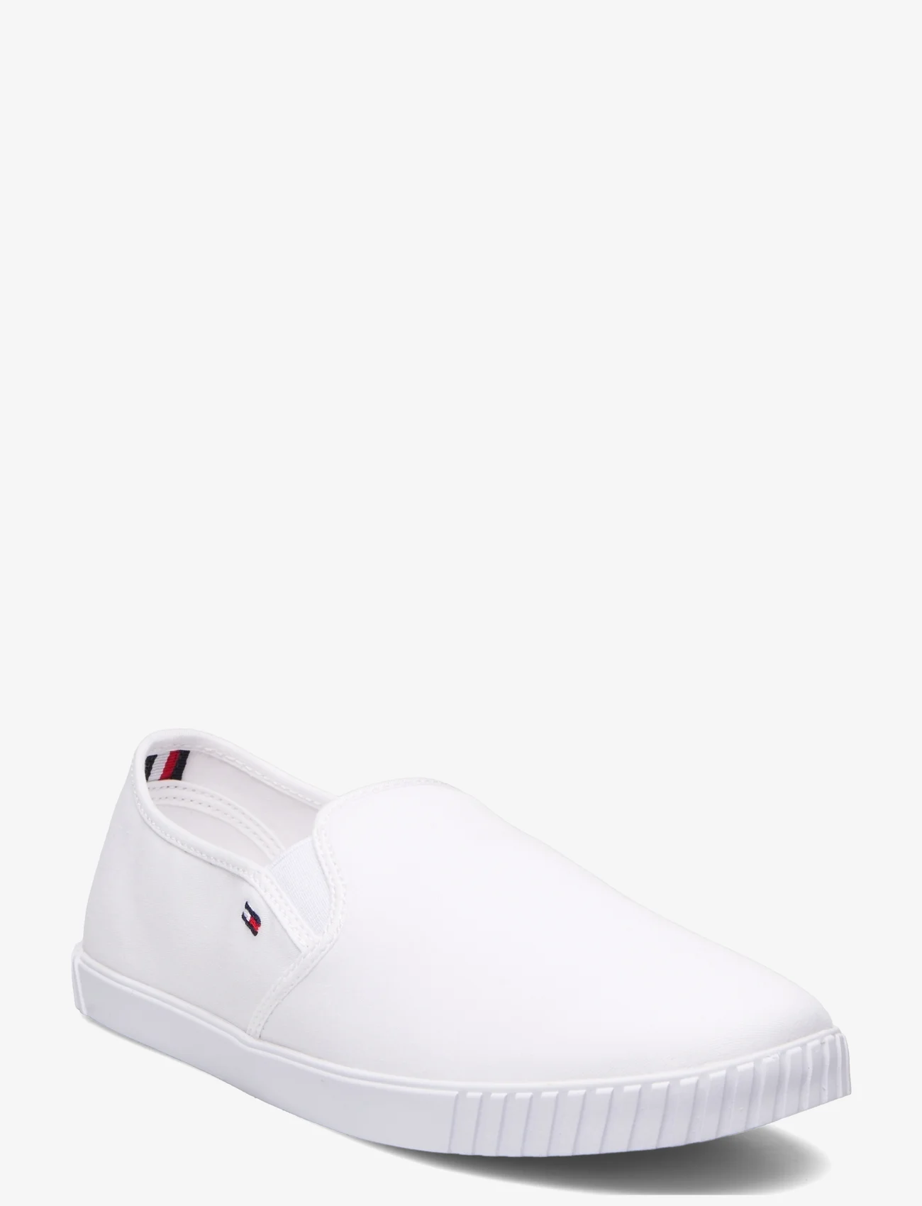 Tommy Hilfiger - CANVAS SLIP-ON SNEAKER - sneakers - white - 0