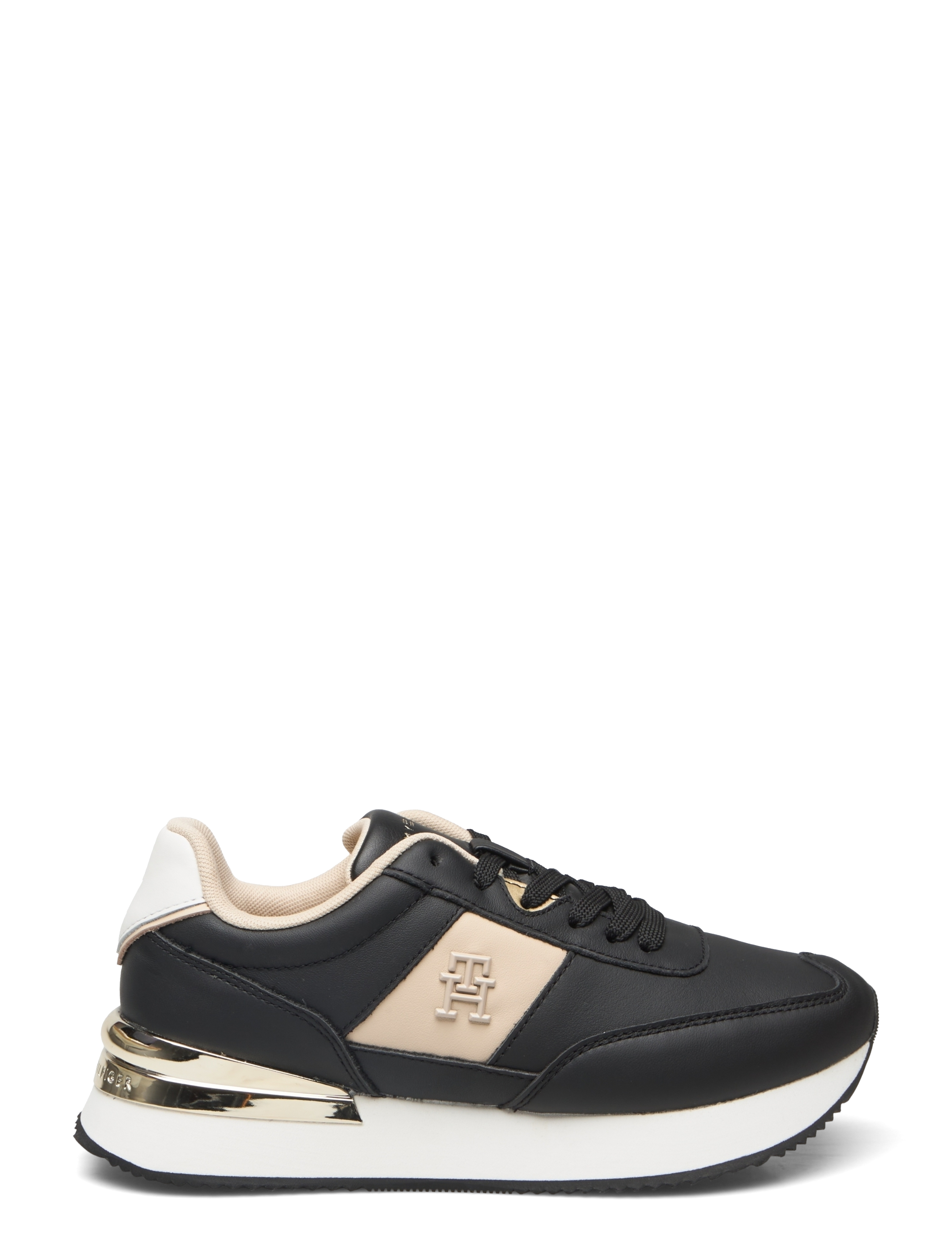 Tommy Hilfiger - TH ELEVATED FEMININE RUNNER HW - black - 1