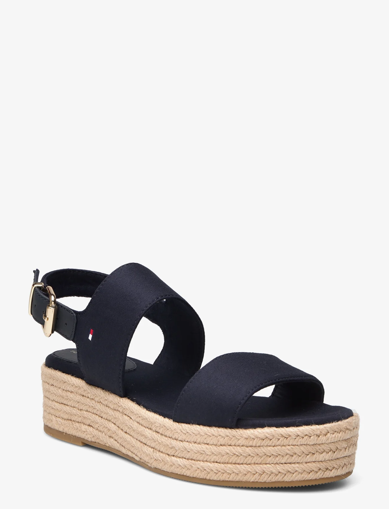 Tommy Hilfiger - MID WEDGE SANDAL - party wear at outlet prices - space blue - 0