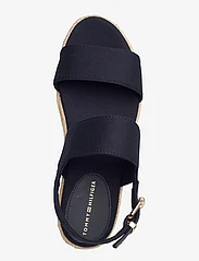 Tommy Hilfiger - MID WEDGE SANDAL - party wear at outlet prices - space blue - 3