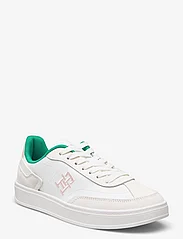 Tommy Hilfiger - TH HERITAGE COURT SNEAKER - sneakers med lavt skaft - white/olympic green - 0