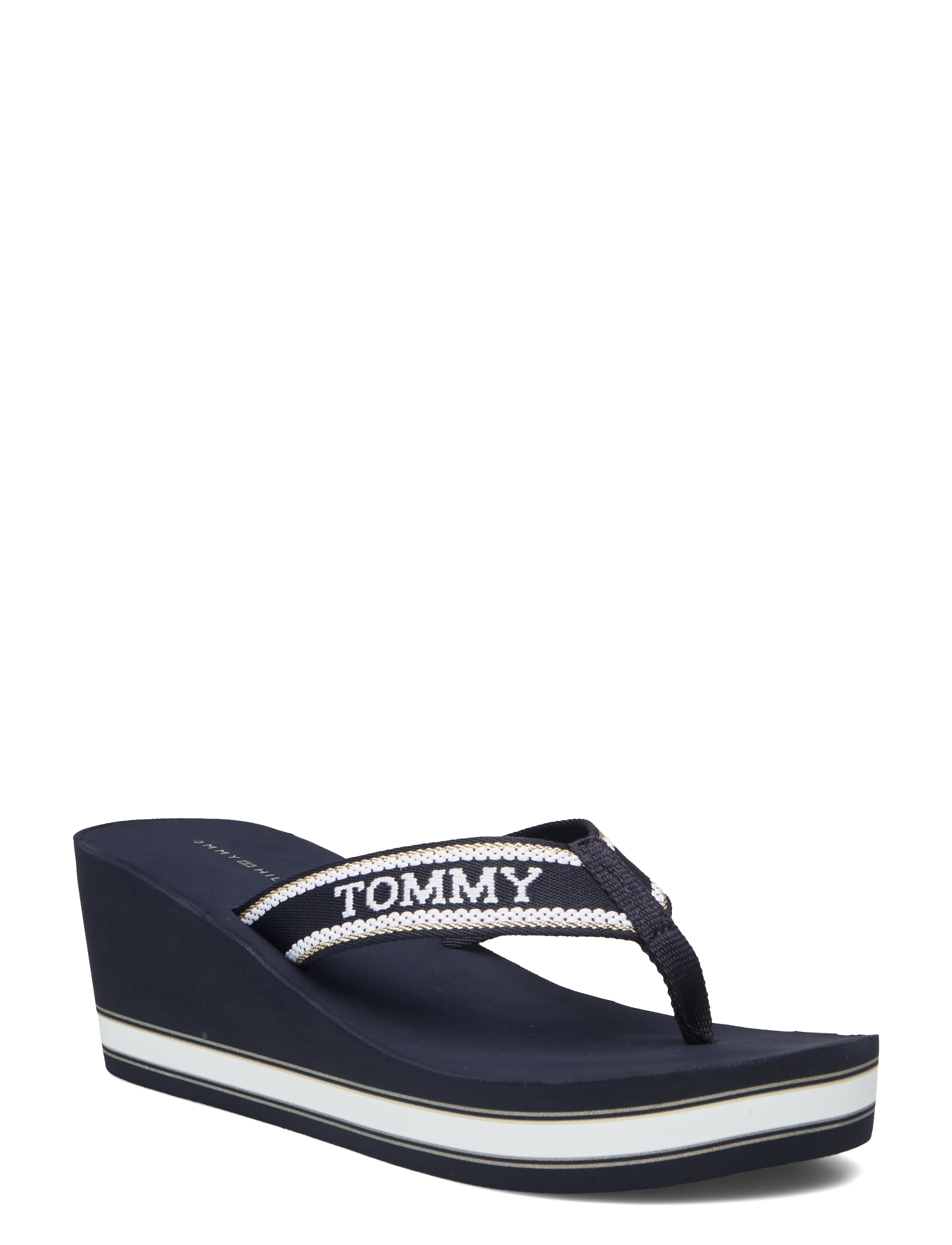 HILFIGER WEDGE BEACH SANDAL - SPACE