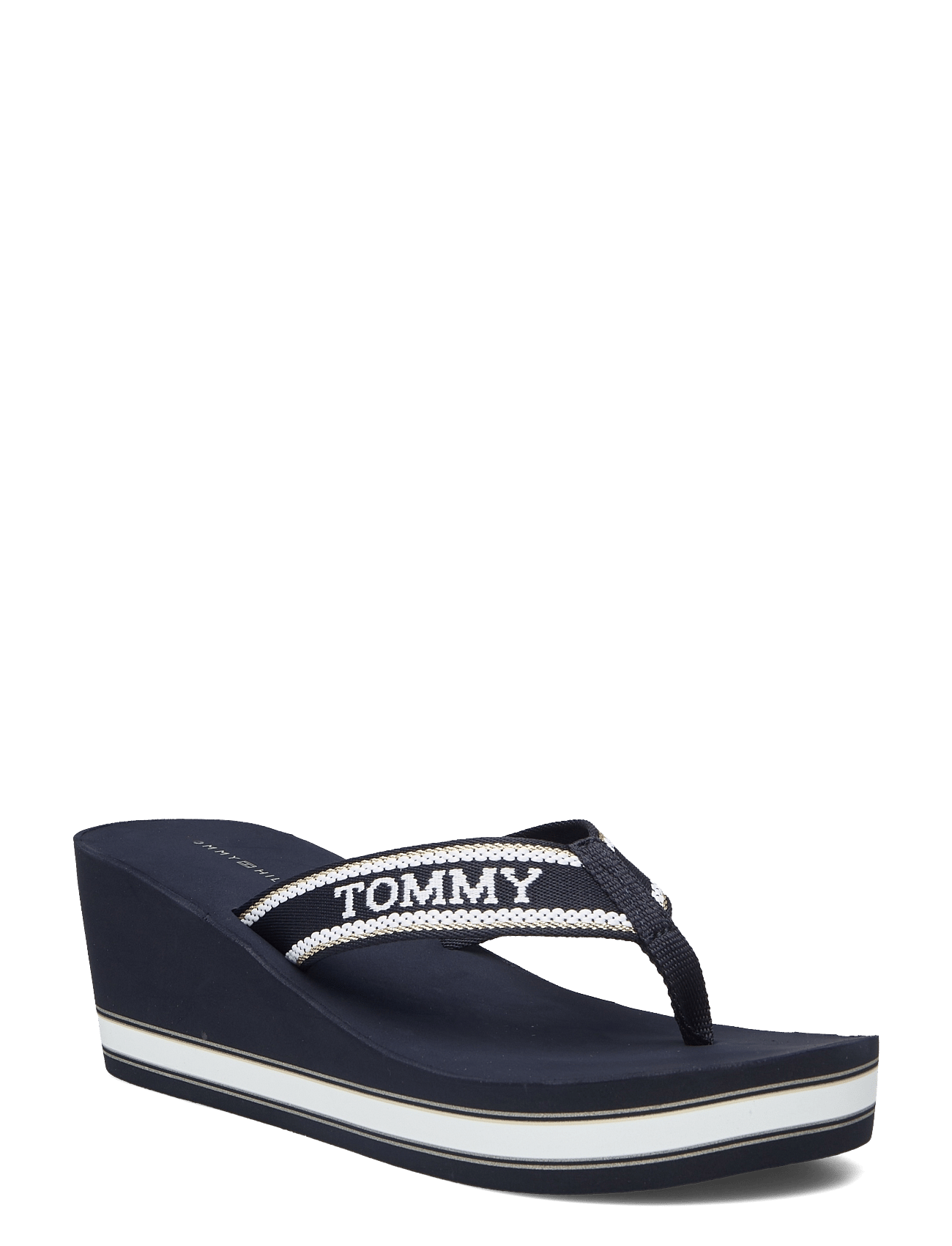 HILFIGER WEDGE BEACH SANDAL - SPACE