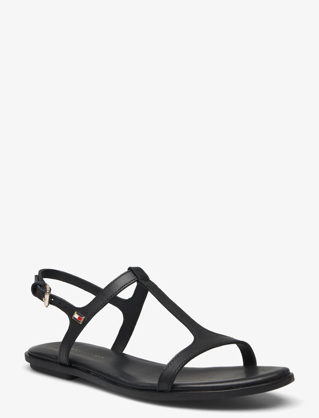 Tommy Hilfiger - TH FLAT SANDAL - flat sandals - black - 0