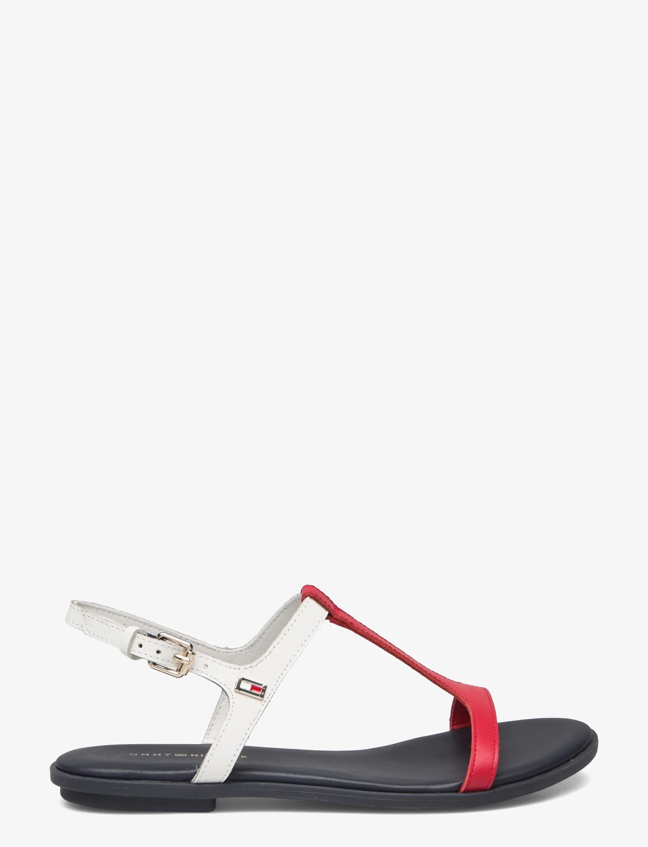 Tommy Hilfiger - TH FLAT SANDAL - flat sandals - red white blue - 1