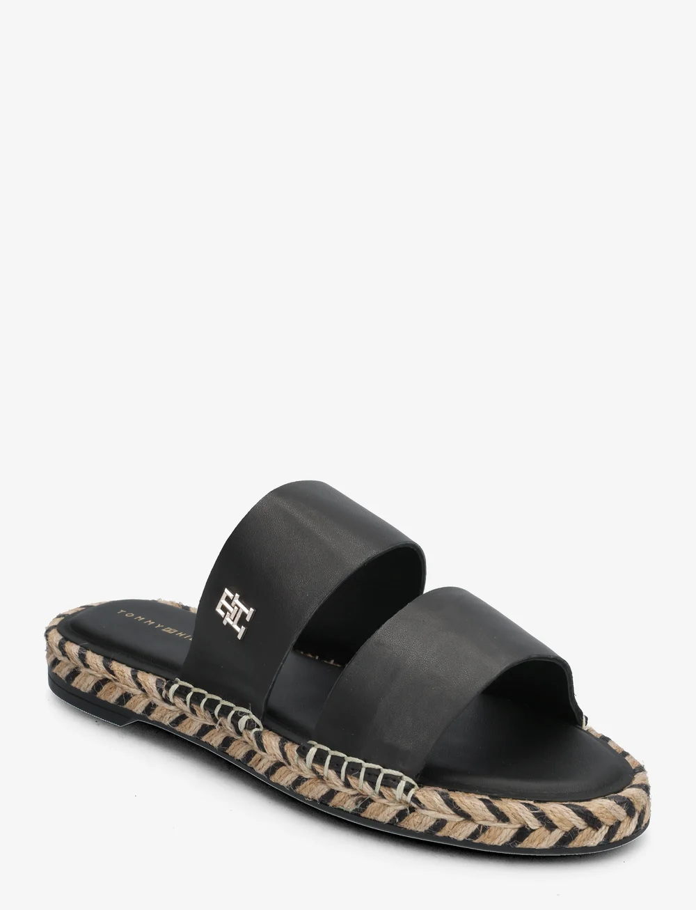 Tommy Hilfiger Th Leather Flat Esp Sandal Sandales Boozt