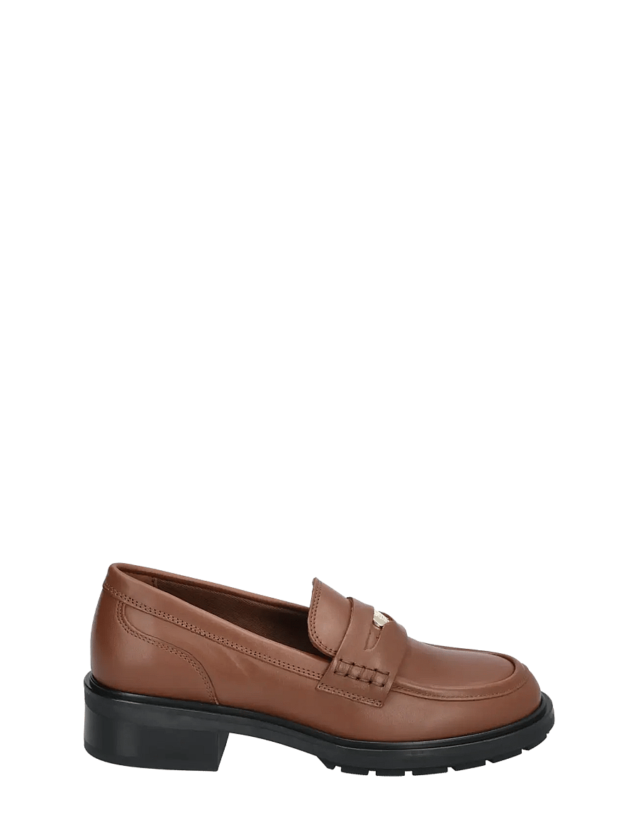 Tommy Hilfiger - TH PENNY LOAFER - brown suede - 1