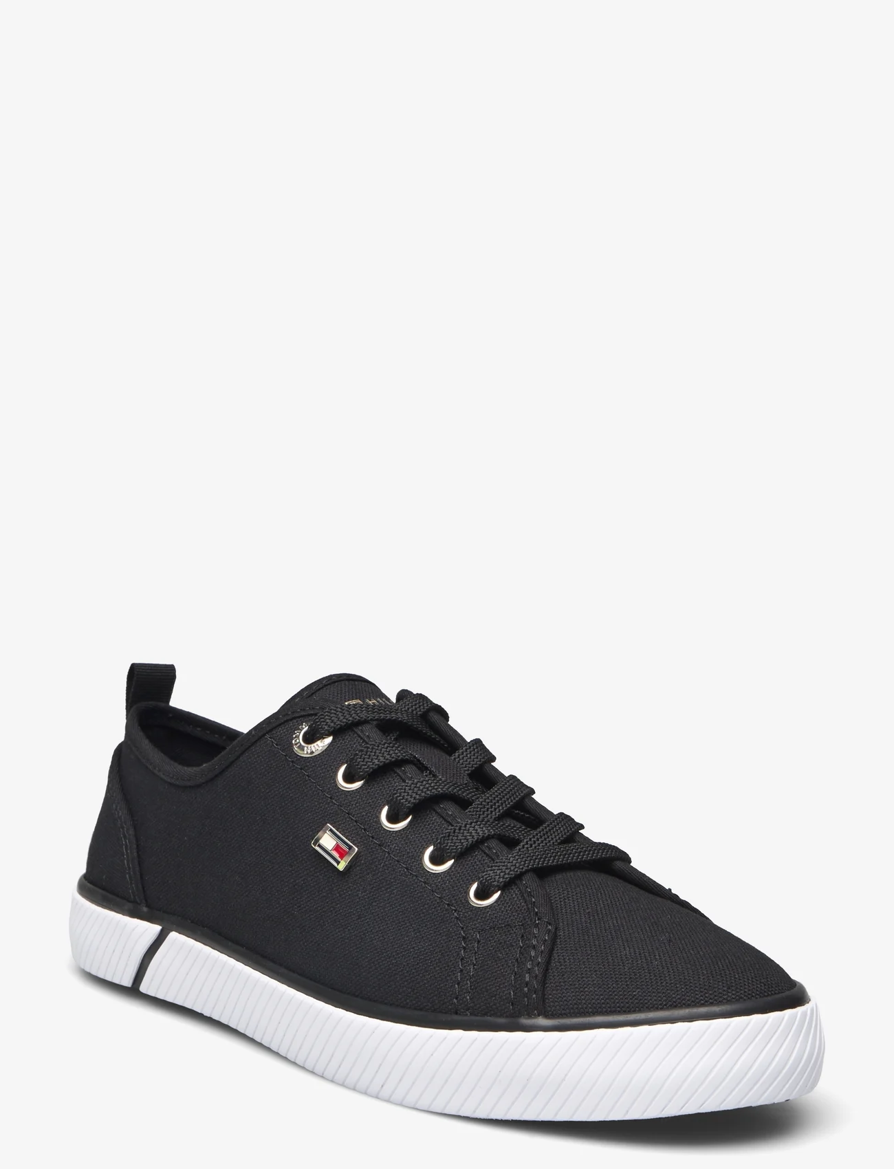 Tommy Hilfiger - VULC CANVAS SNEAKER - lave sneakers - black - 0