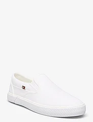 Tommy Hilfiger - VULC CANVAS SLIP-ON SNEAKER - sneakers - white - 0
