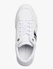 Tommy Hilfiger - WEBBING COURT SNEAKER - lave sneakers - white - 3