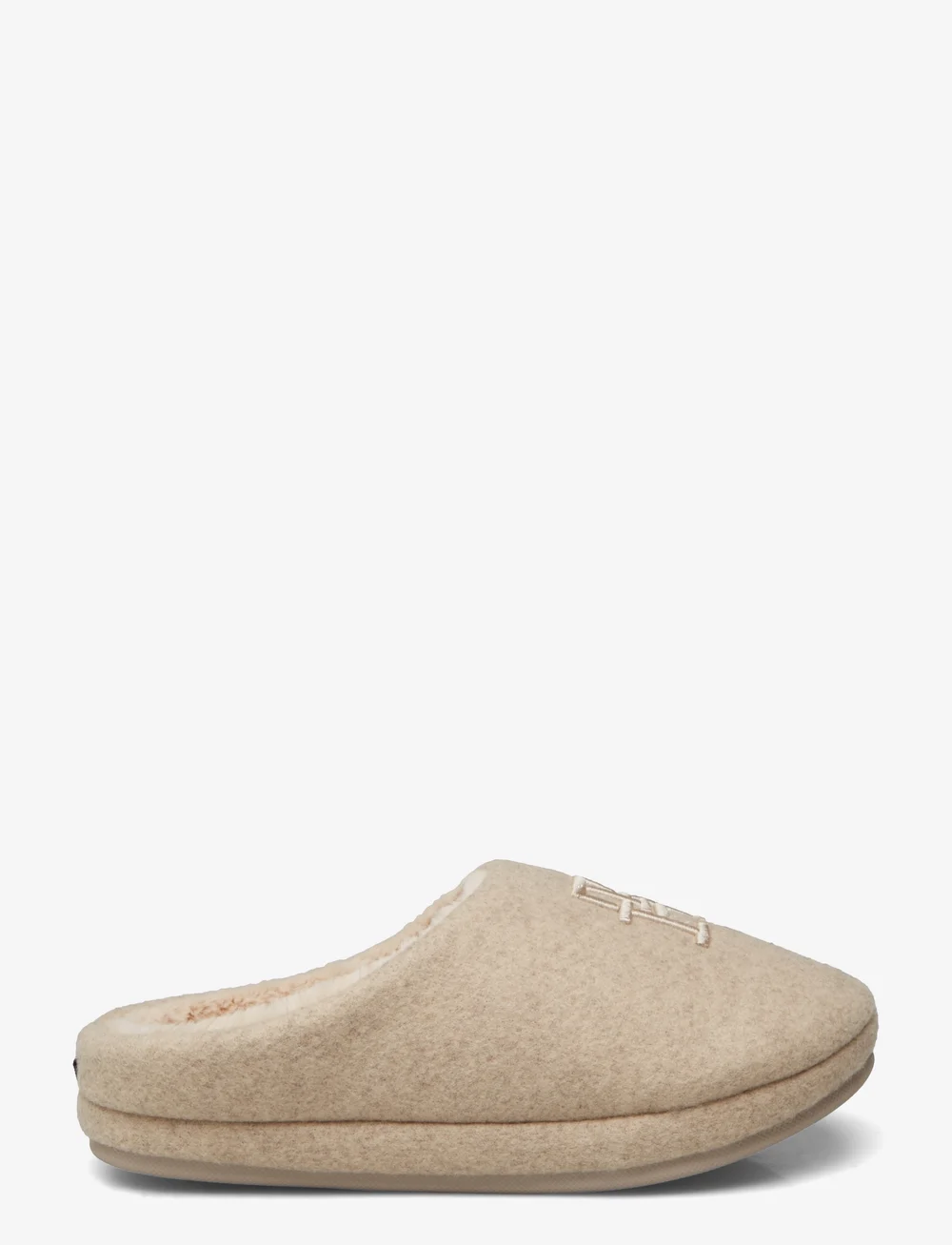 Tommy Hilfiger - TH EMBROIDERED BASICS SLIPPER - hverdags stil - beige heather - 1