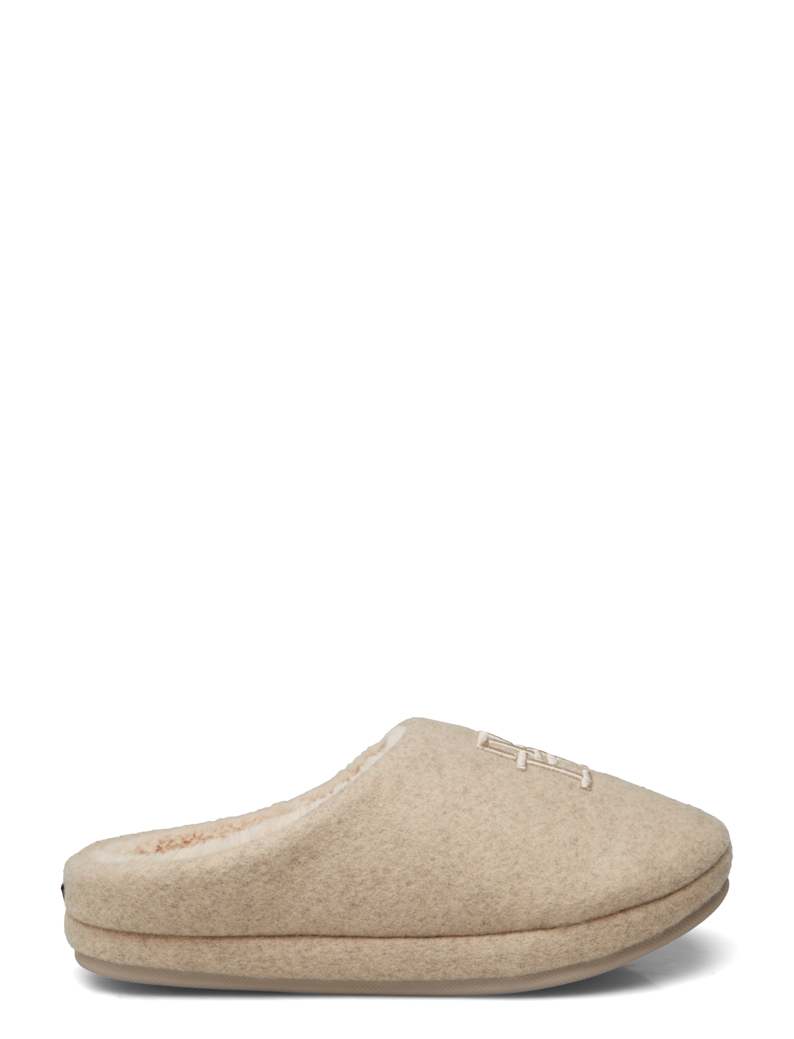 Tommy Hilfiger - TH EMBROIDERED BASICS SLIPPER - alltags-style - beige heather - 1