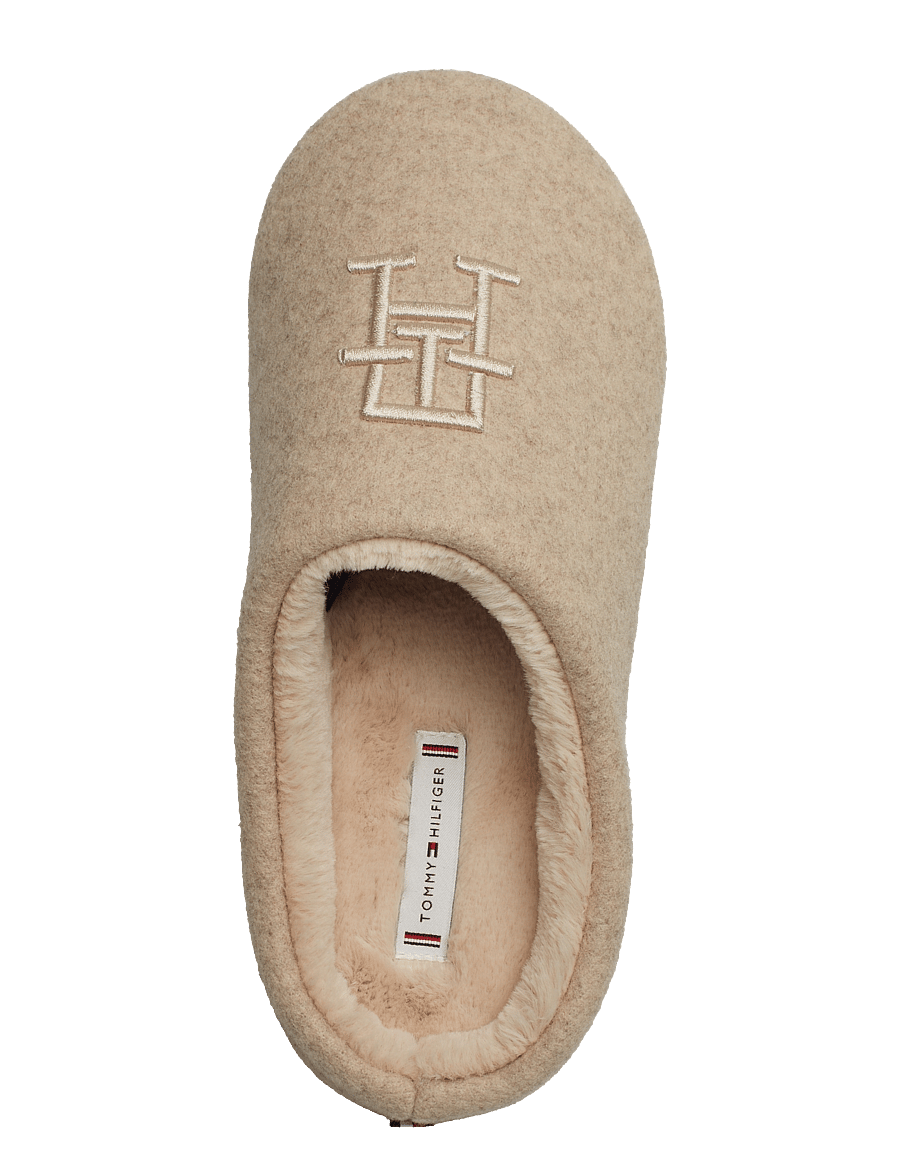 Tommy Hilfiger - TH EMBROIDERED BASICS SLIPPER - alltags-style - beige heather - 3