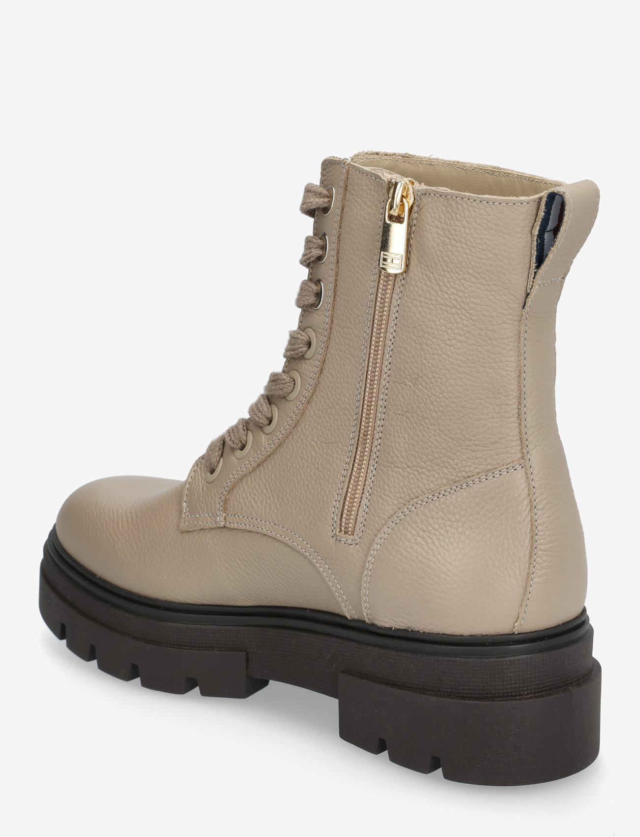 Tommy Hilfiger - BICOLOR LEATHER LACE-UP - laced boots - beige - 2