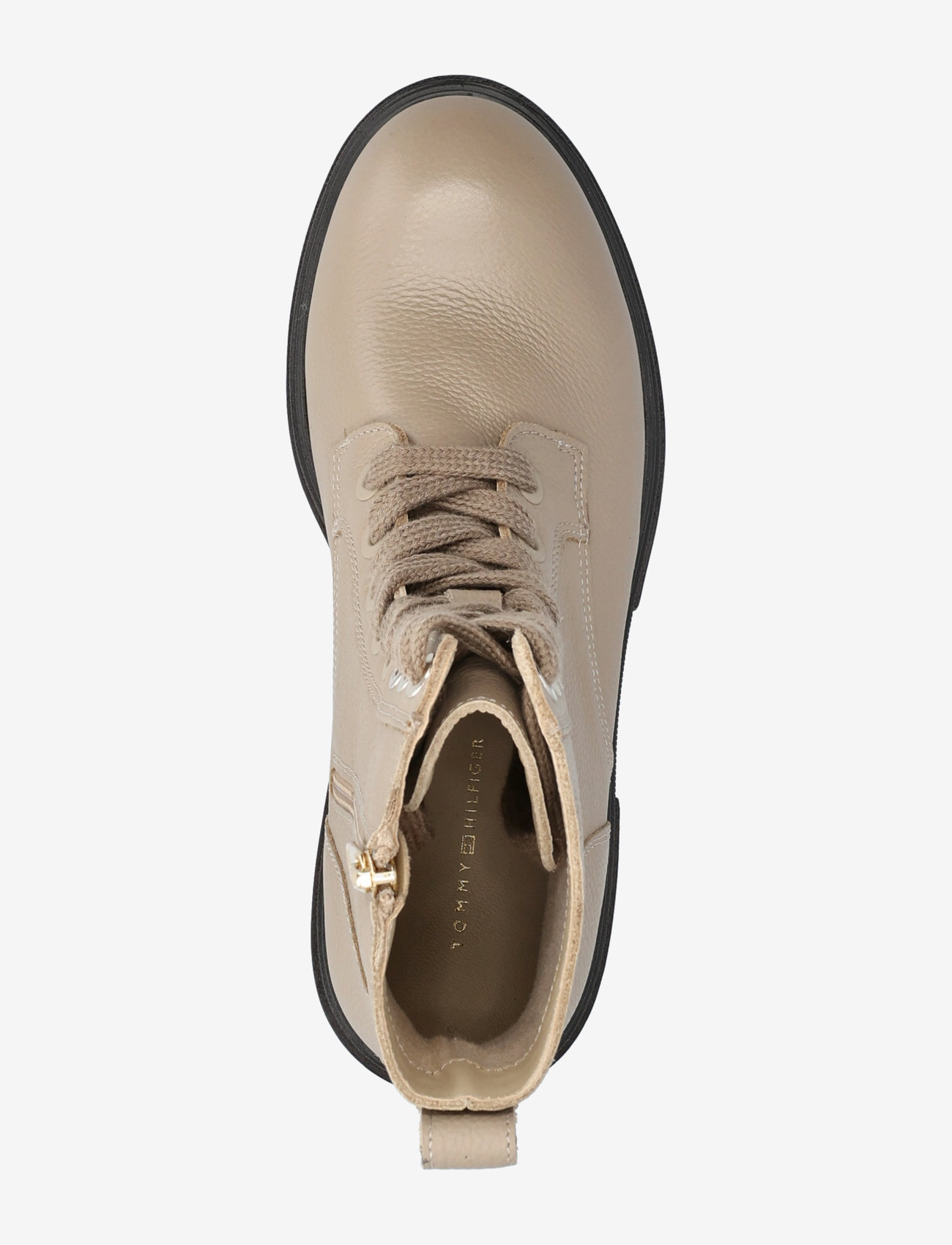 Tommy Hilfiger - BICOLOR LEATHER LACE-UP - laced boots - beige - 3