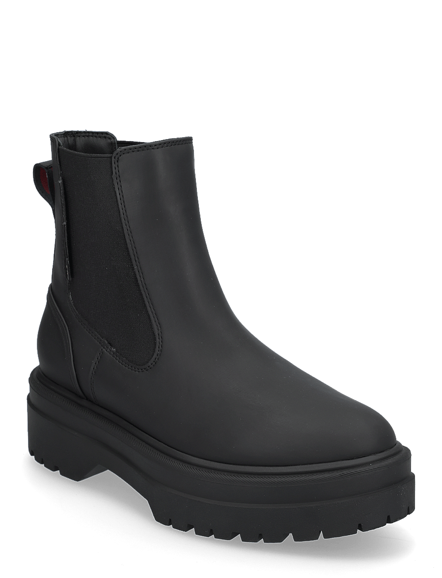 Tommy Hilfiger - RUBBERISED CHELSEA TL - black - 0