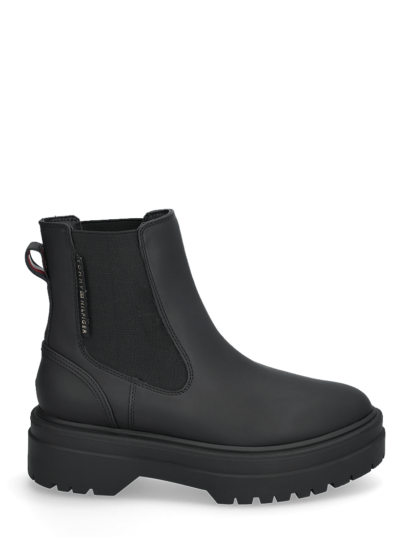Tommy Hilfiger - RUBBERISED CHELSEA TL - black - 1