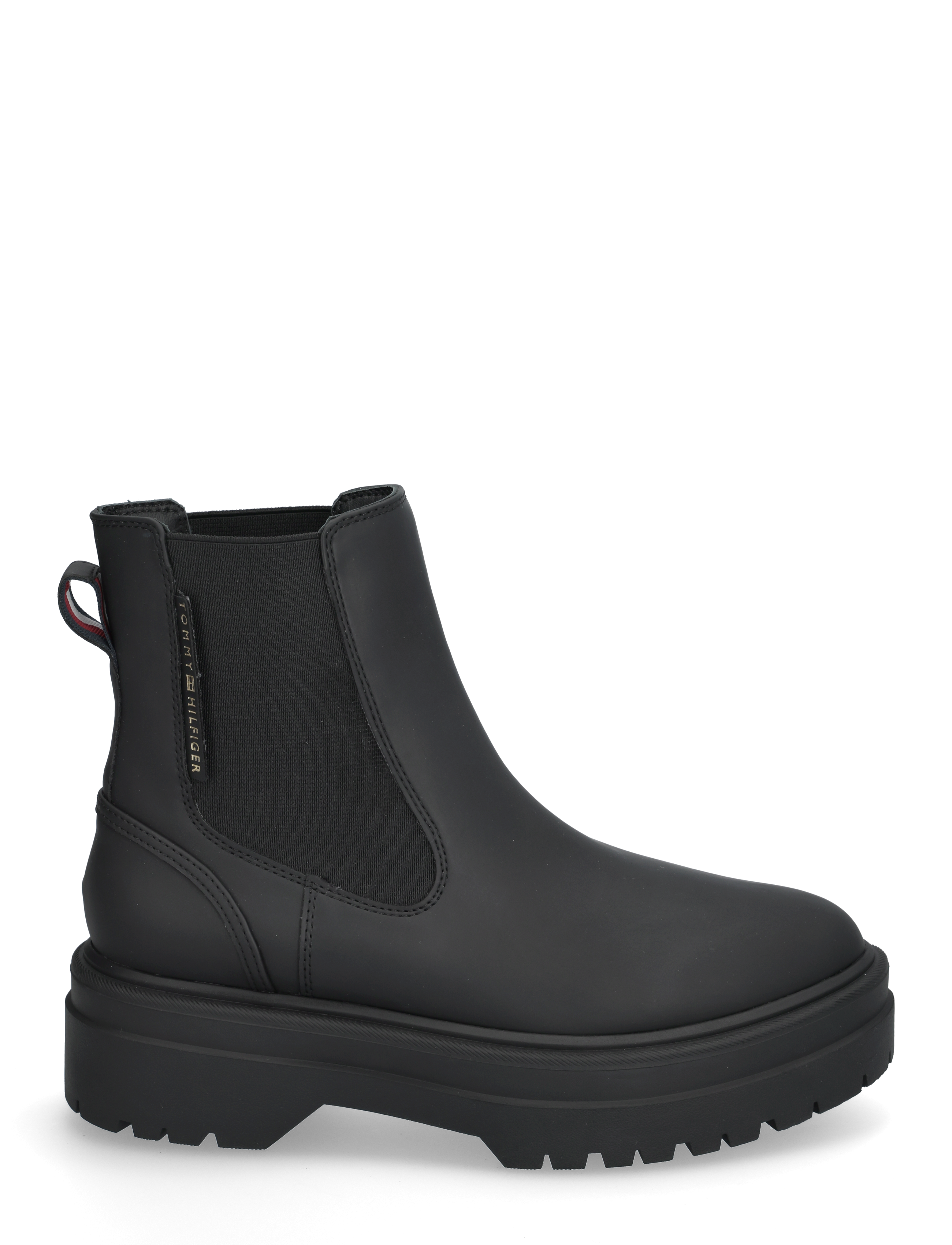 Tommy Hilfiger - RUBBERISED CHELSEA TL - black - 1