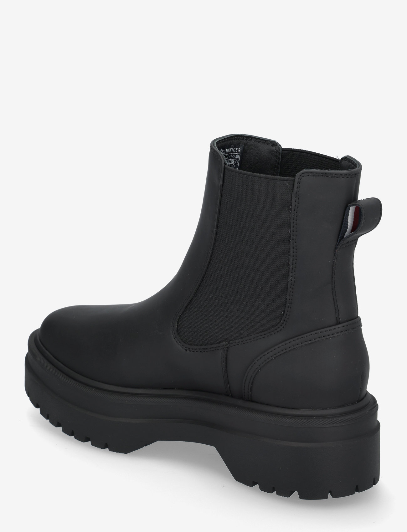 Tommy Hilfiger - RUBBERISED CHELSEA TL - platta ankelboots - black - 2