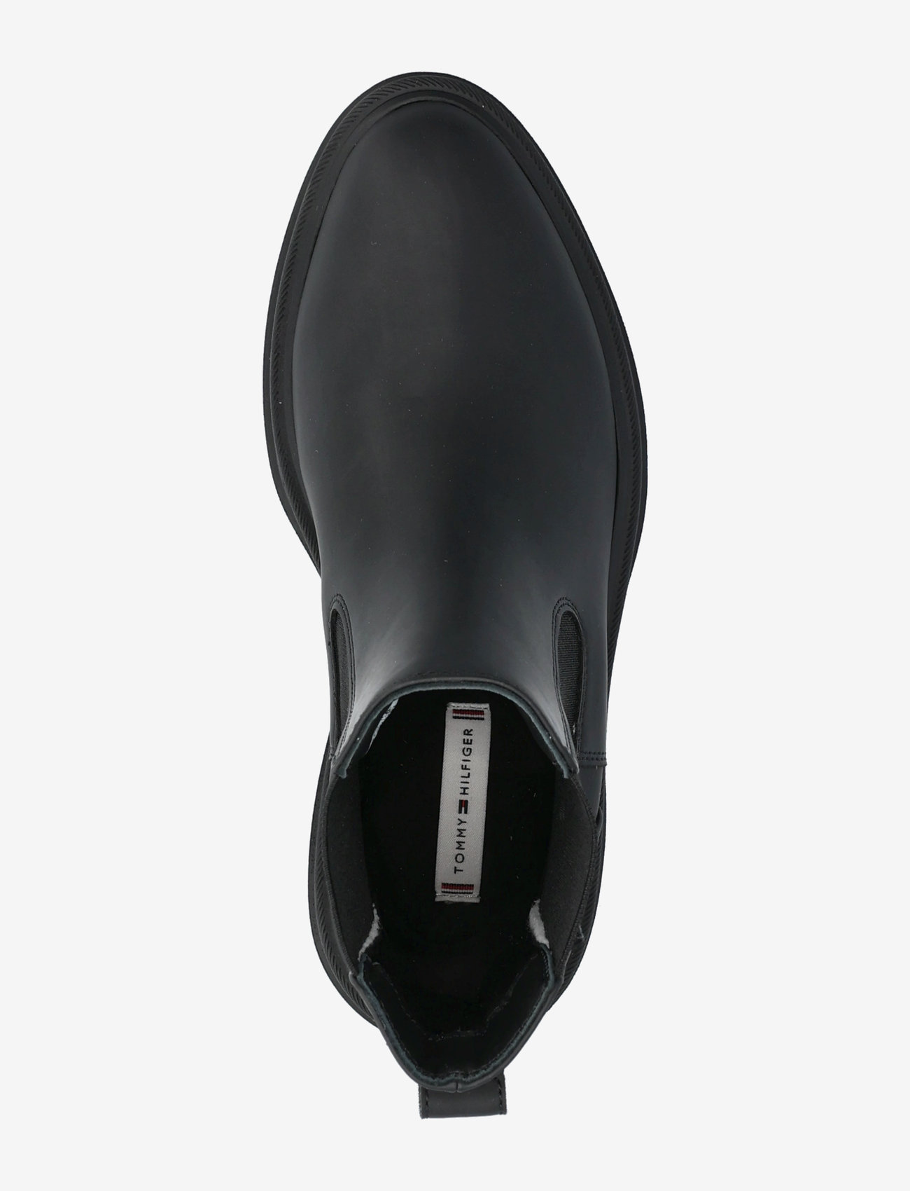 Tommy Hilfiger - RUBBERISED CHELSEA TL - platta ankelboots - black - 3