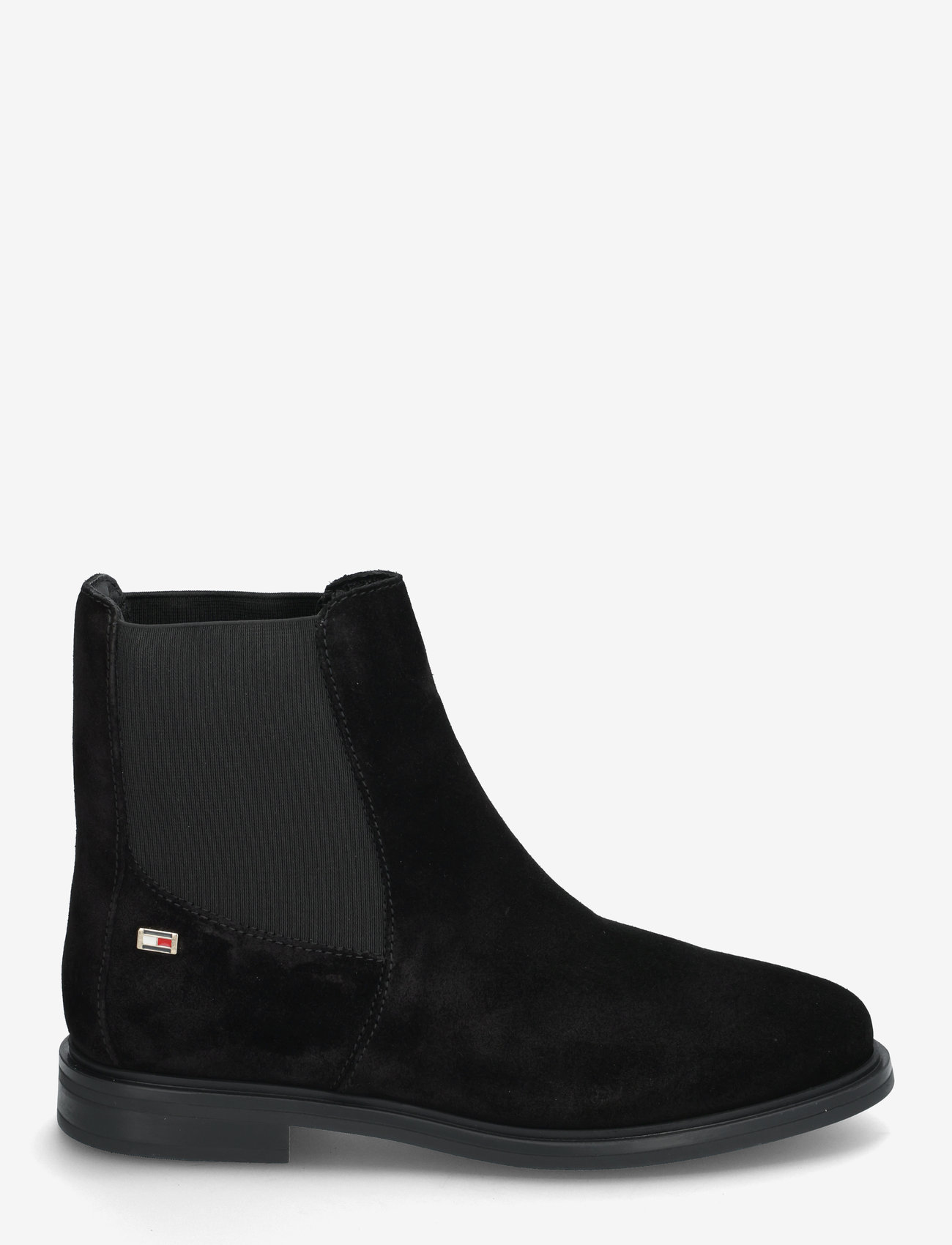 Tommy Hilfiger - FLAG SUEDE LOW CHELSEA - black - 1