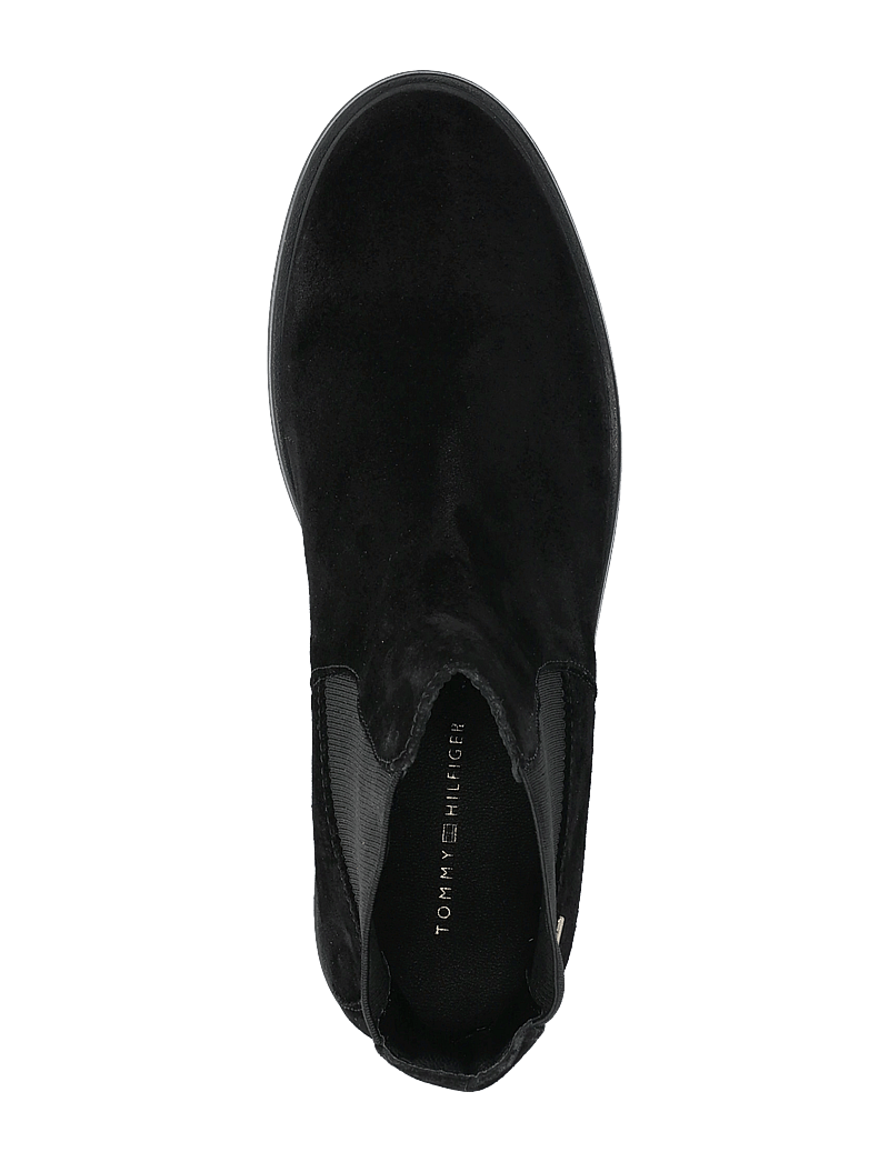 Tommy Hilfiger - FLAG SUEDE LOW CHELSEA - black - 3