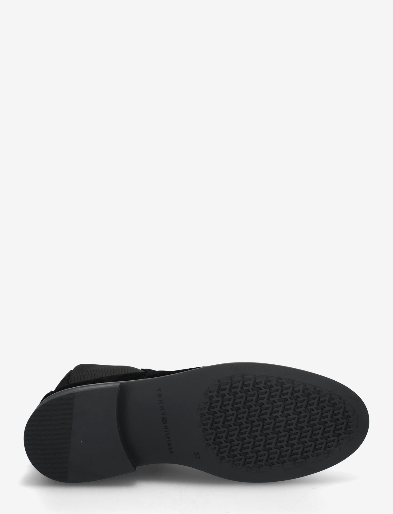 Tommy Hilfiger - FLAG SUEDE LOW CHELSEA - black - 4