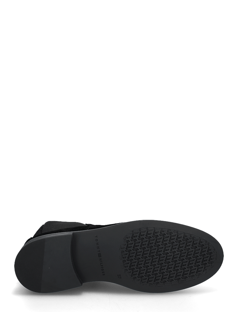 Tommy Hilfiger - FLAG SUEDE LOW CHELSEA - black - 4