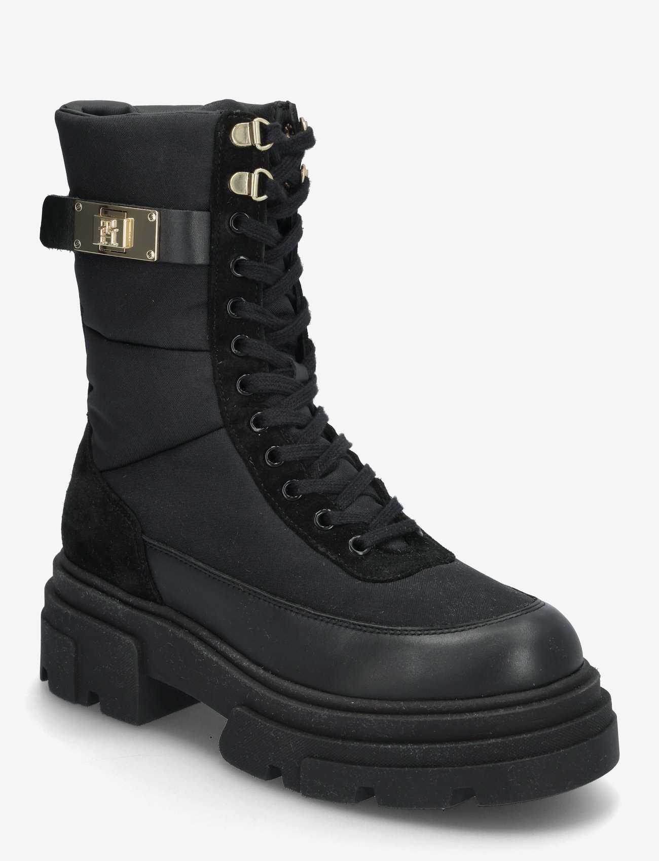Tommy Hilfiger Biker Leather Mix Lace-up (THSFW0FW08246) Laced boots 