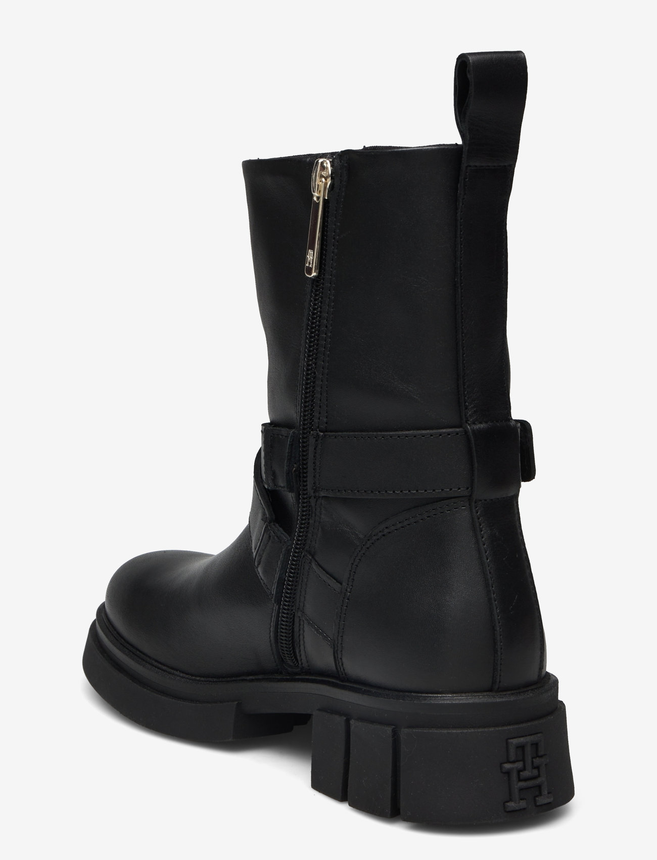 Tommy Hilfiger - BIKER LEATHER - black - 2