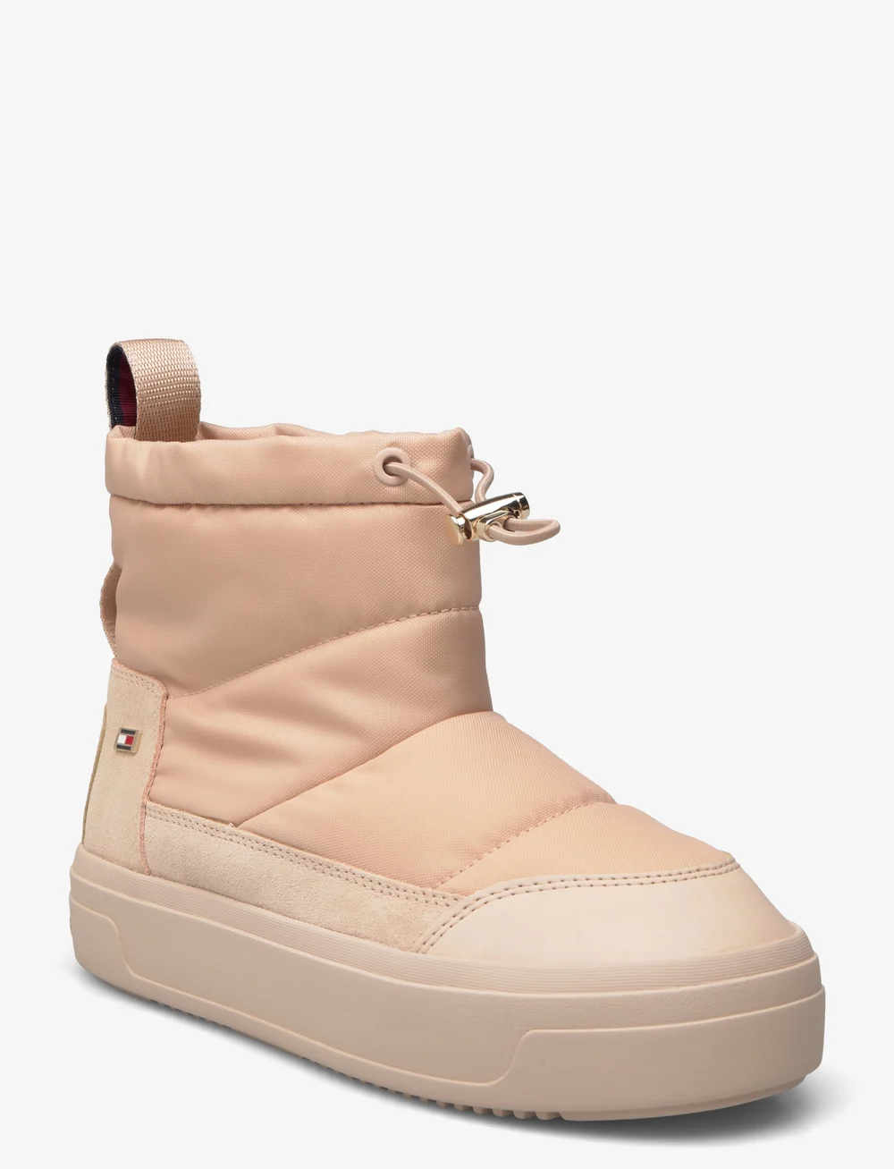 Tommy Hilfiger - FLAG NYLON MINI SNOWBOOT - winter shoes - misty blush - 0