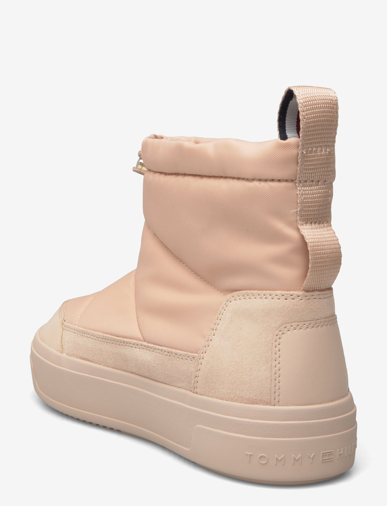 Tommy Hilfiger - FLAG NYLON MINI SNOWBOOT - varmfodrade skor - misty blush - 2