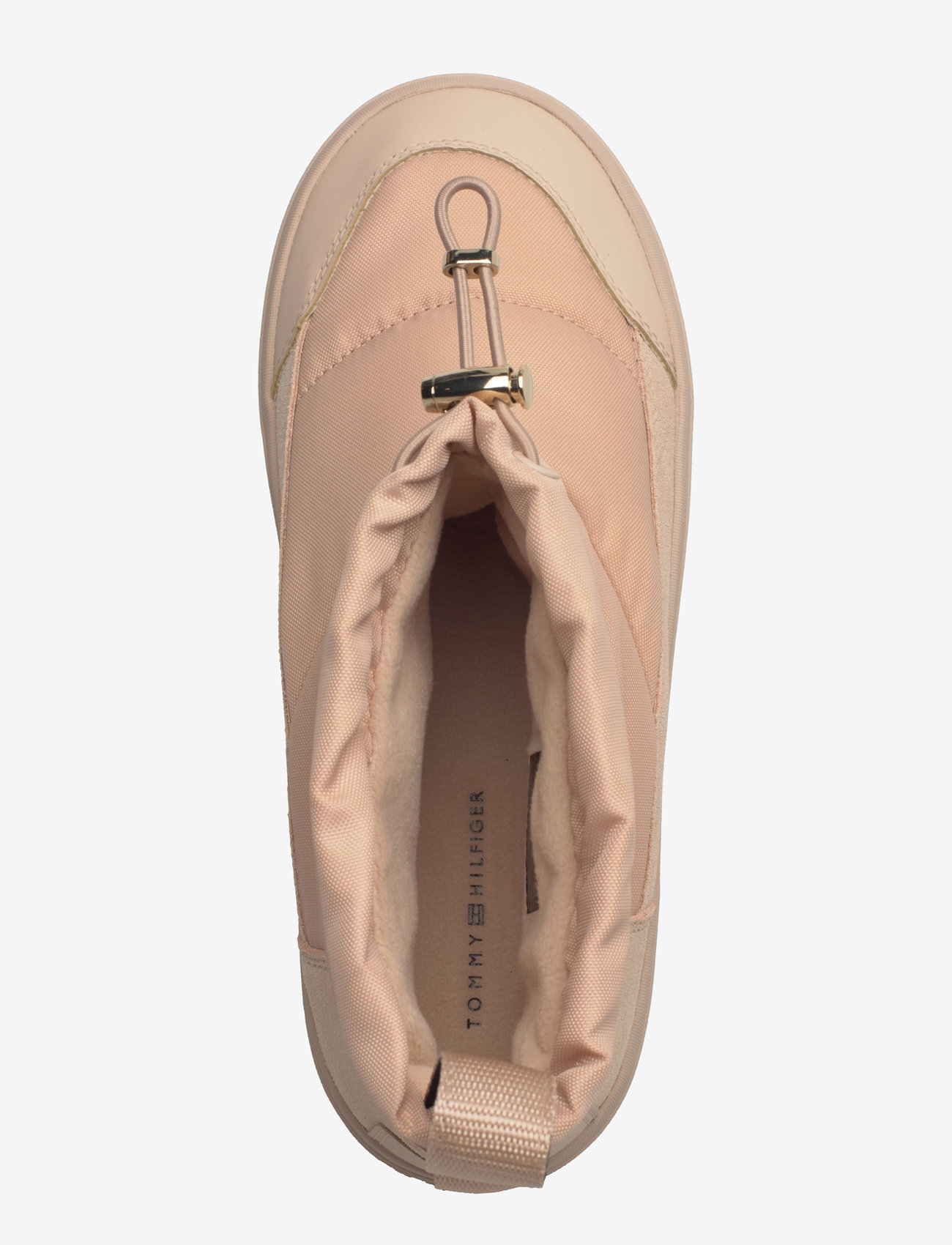 Tommy Hilfiger - FLAG NYLON MINI SNOWBOOT - varmfodrade skor - misty blush - 3
