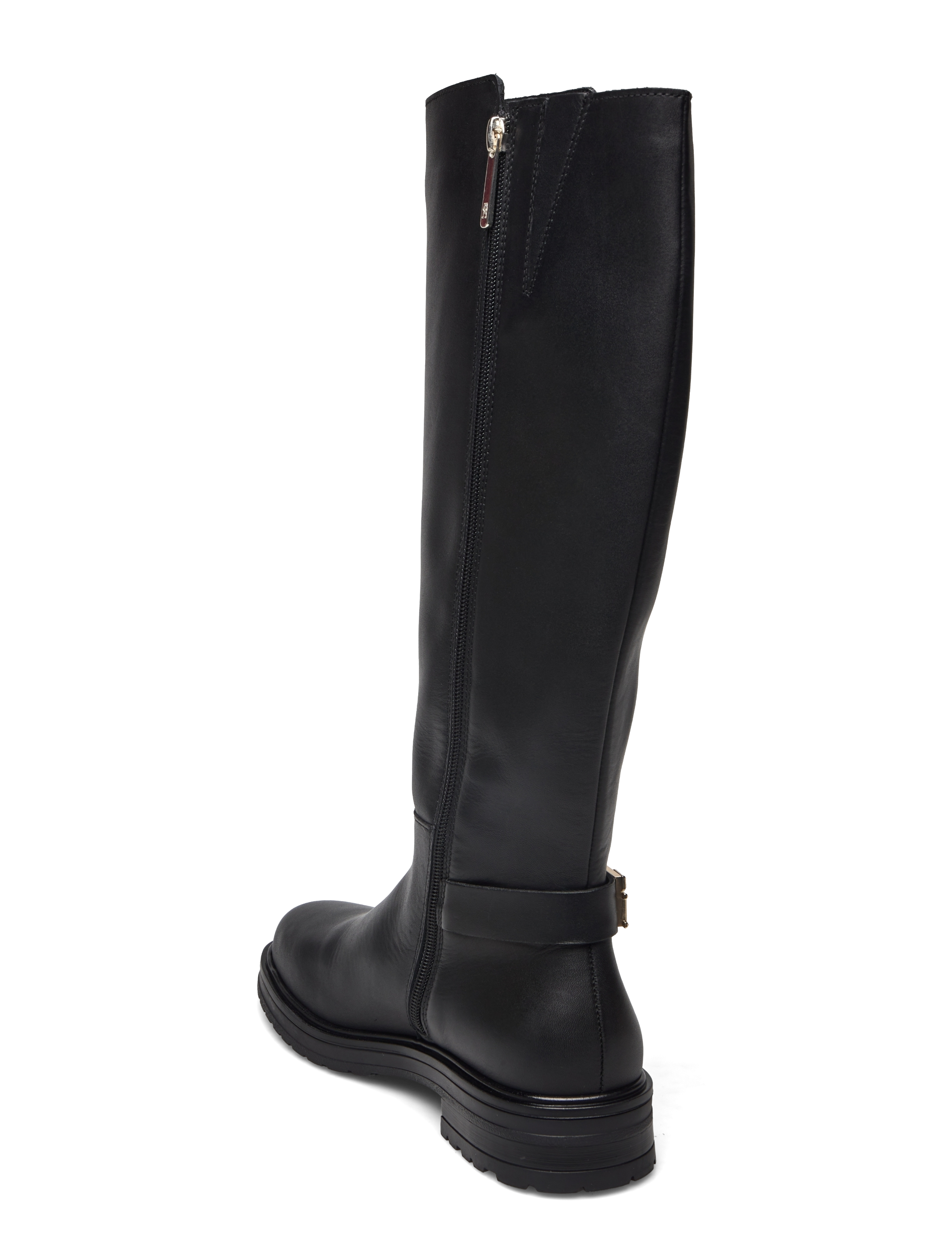 Tommy Hilfiger - TH LOGO LEATHER LONG BOOT - black - 2