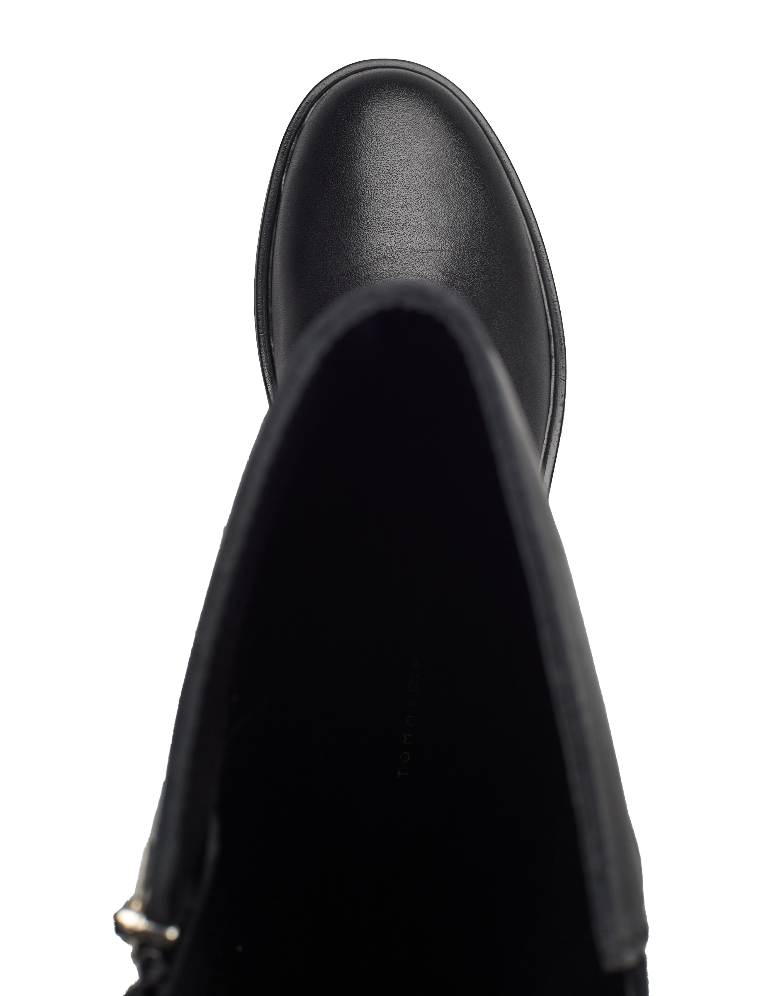 Tommy Hilfiger - TH LOGO LEATHER LONG BOOT - black - 3
