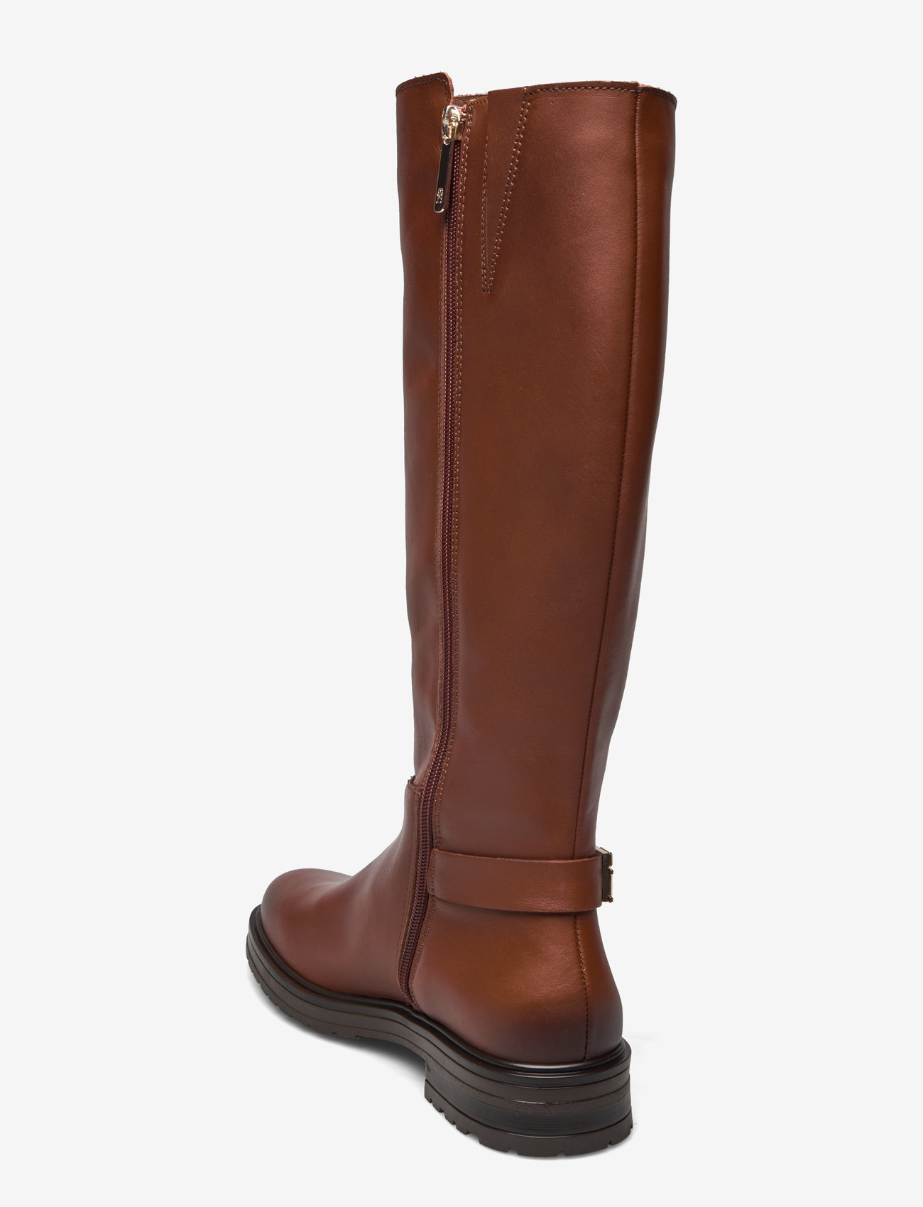 Tommy Hilfiger Th Logo Leather Long Boot (THSFW0FW08335) Lange