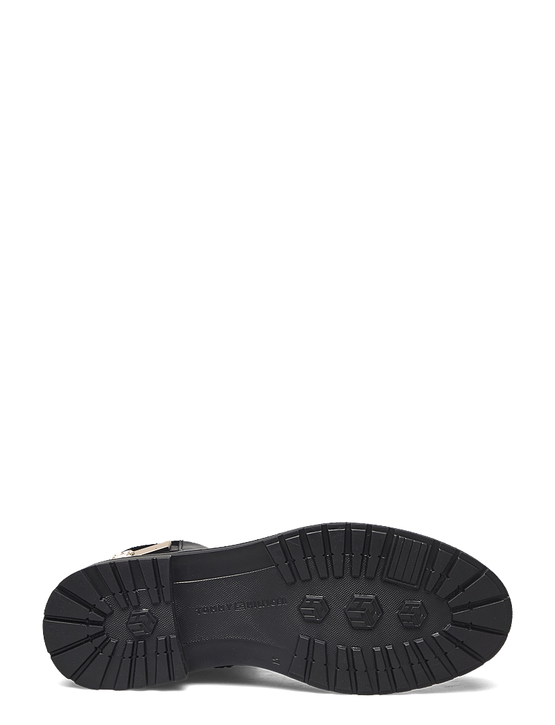 Tommy Hilfiger - TH LOGO LEATHER MIX CHELSEA - flat ankle boots - black - 4