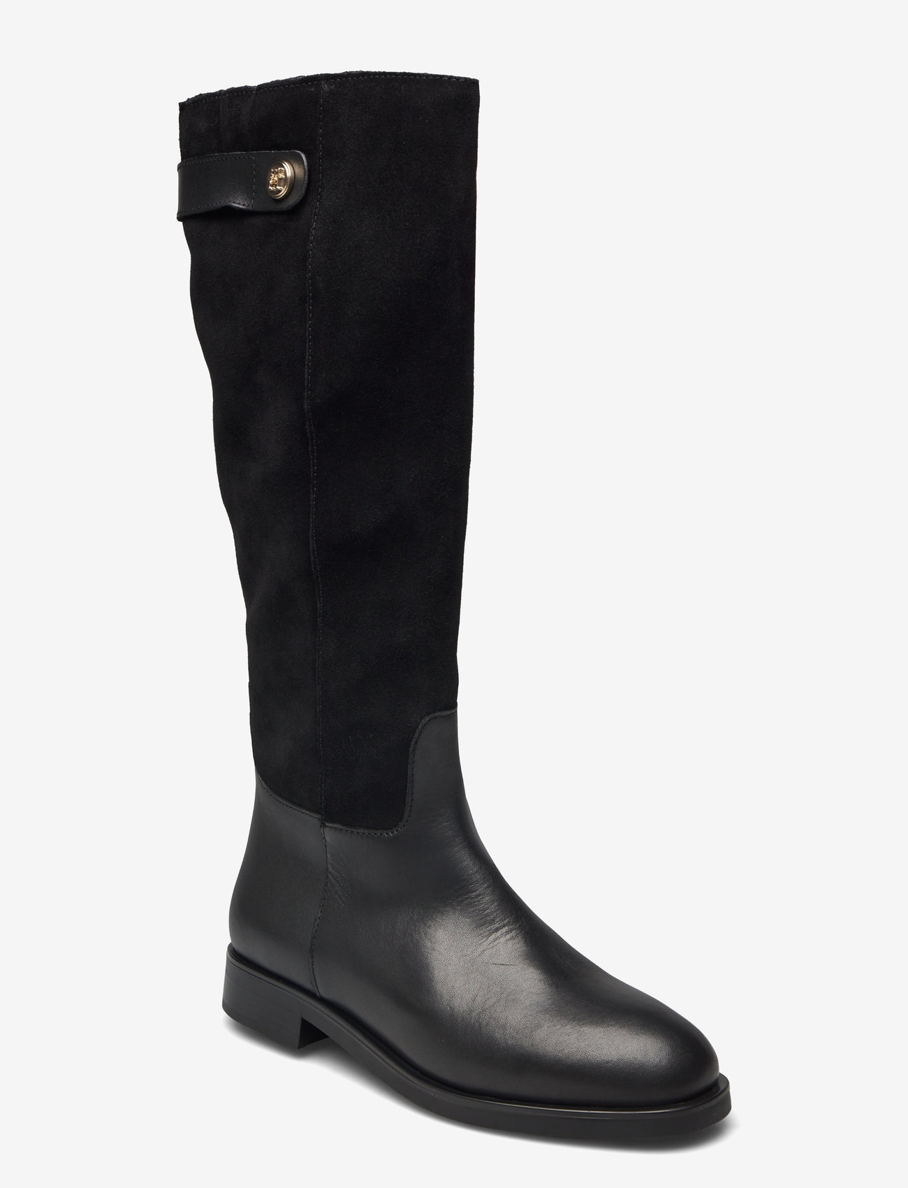 Tommy Hilfiger Th Stud Leather Mix Long Boot (THSFW0FW08341) Lange  laarzen