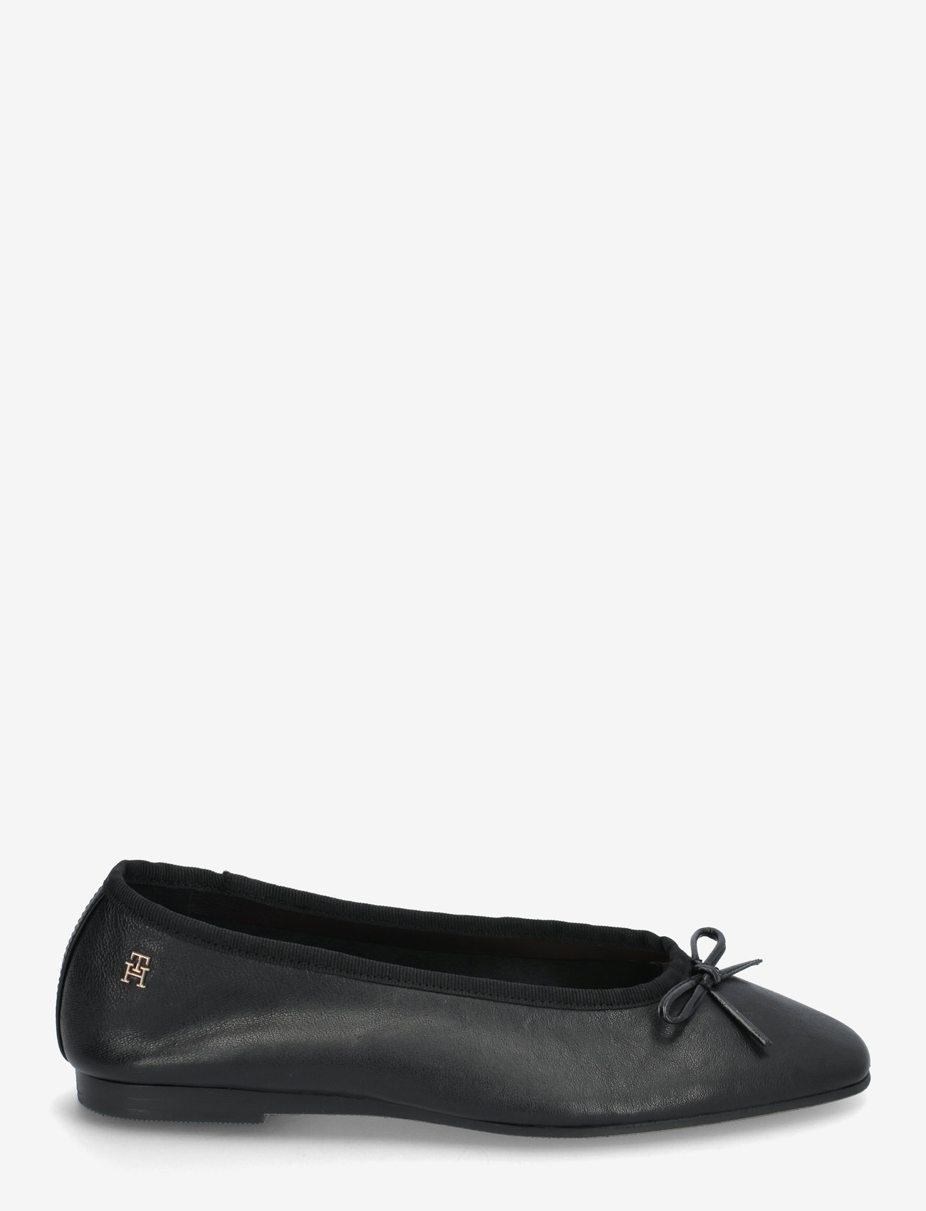 Tommy Hilfiger - SOFT LEATHER BALLERINA BOW - særlige begivenheder - black - 1